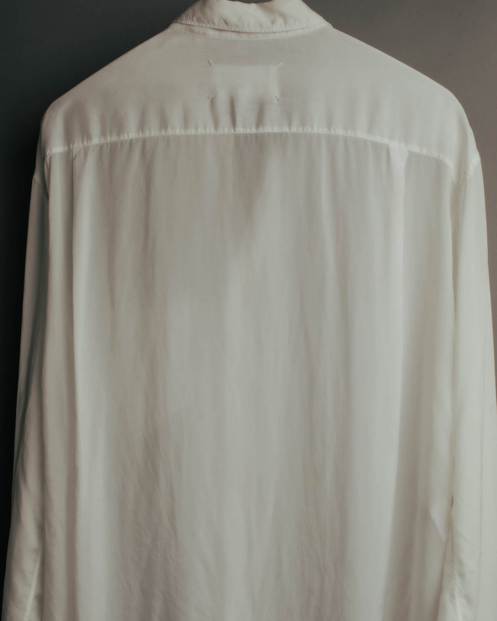 “Maison Margiela” 2018’s-20’s Cupro sheer white shirt