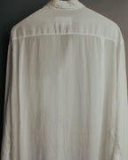 “Maison Margiela” 2018’s-20’s Cupro sheer white shirt