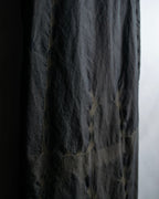 "A-POC" Wrap design high slit skirt