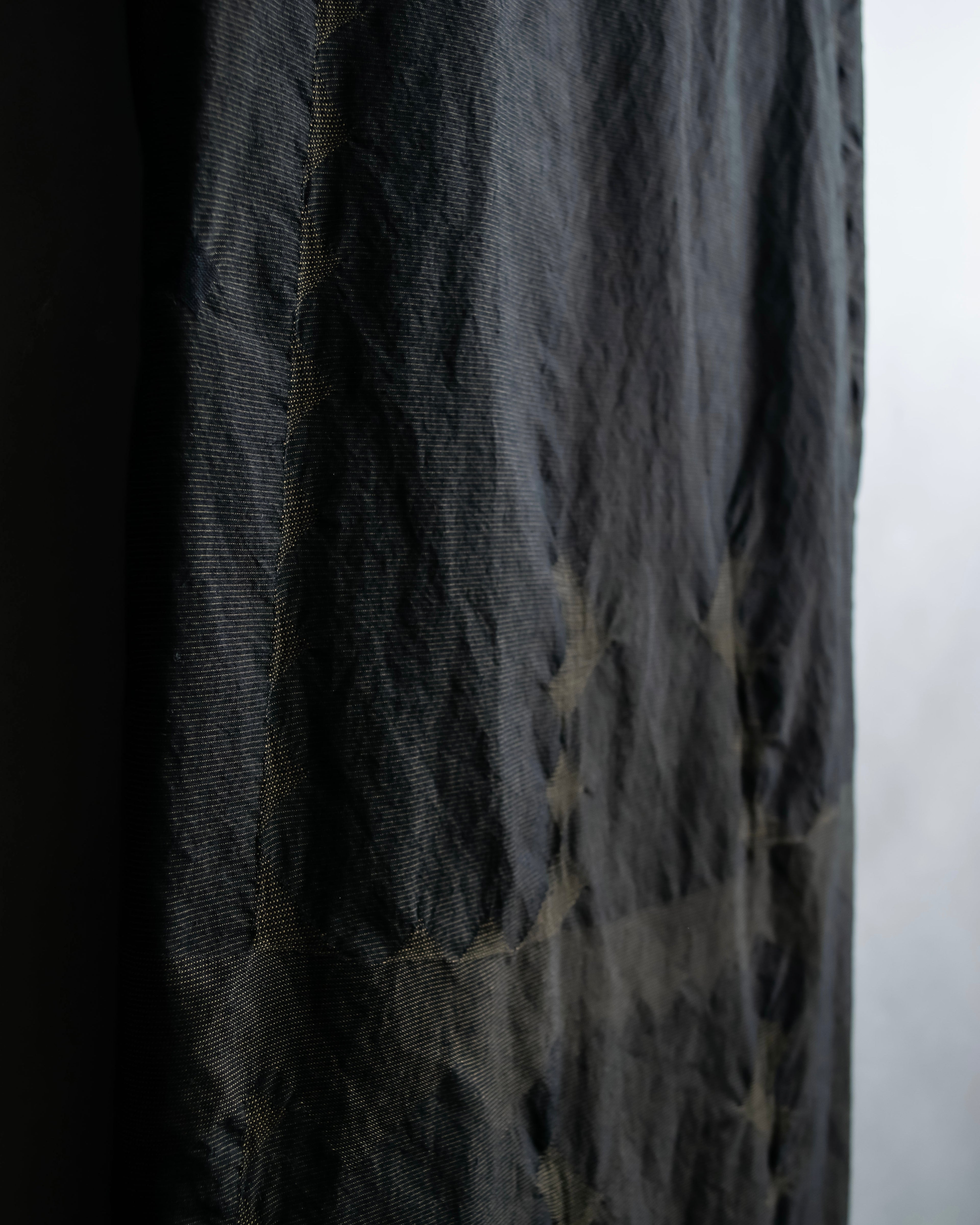 "A-POC" Wrap design high slit skirt