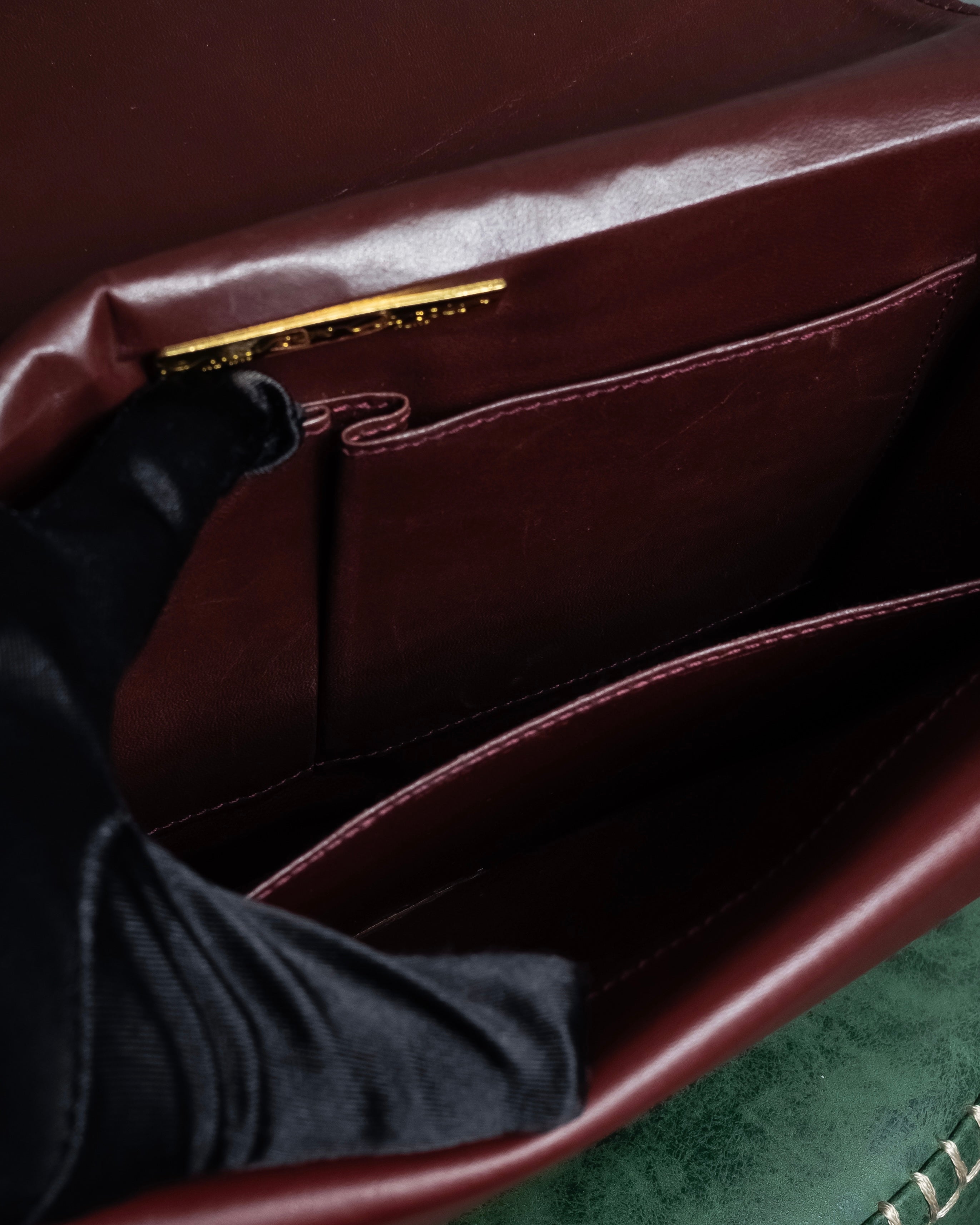 "Cartier" Les Must de Cartier geometric design shoulder bag