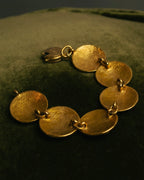 -SPECIAL- “YVES SAINT LAURENT” 80’s-90’s Lava texture statement bracelet