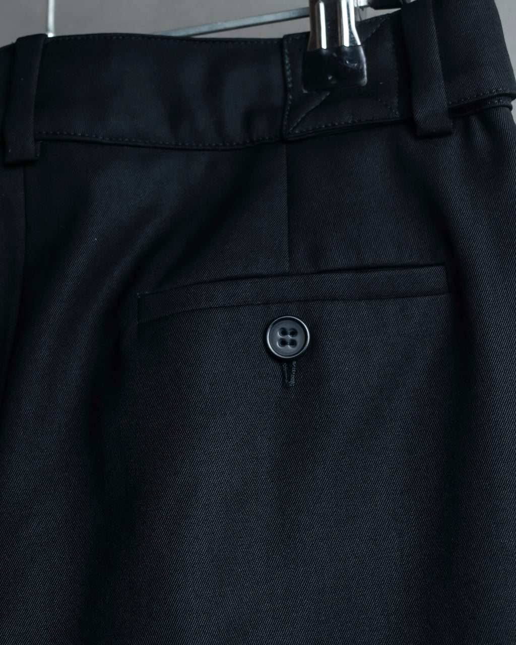 "Chloe" Oversized wool matte black set up