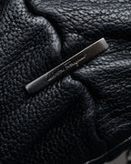 “Salvatore Ferragamo” 2000’s Gathered leather chain shoulder bag