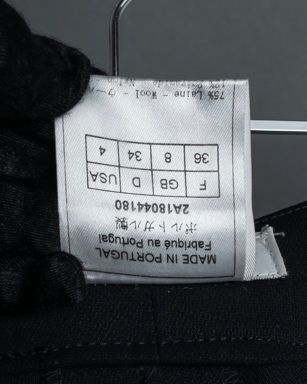 "Christian Dior Boutique Paris" Beautiful waistline wide silhouette Slacks