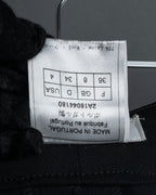 "Christian Dior Boutique Paris" Beautiful waistline wide silhouette Slacks