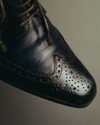 “Alberto Guardiani” 00’s-10’s Full brogue leather derby shoes