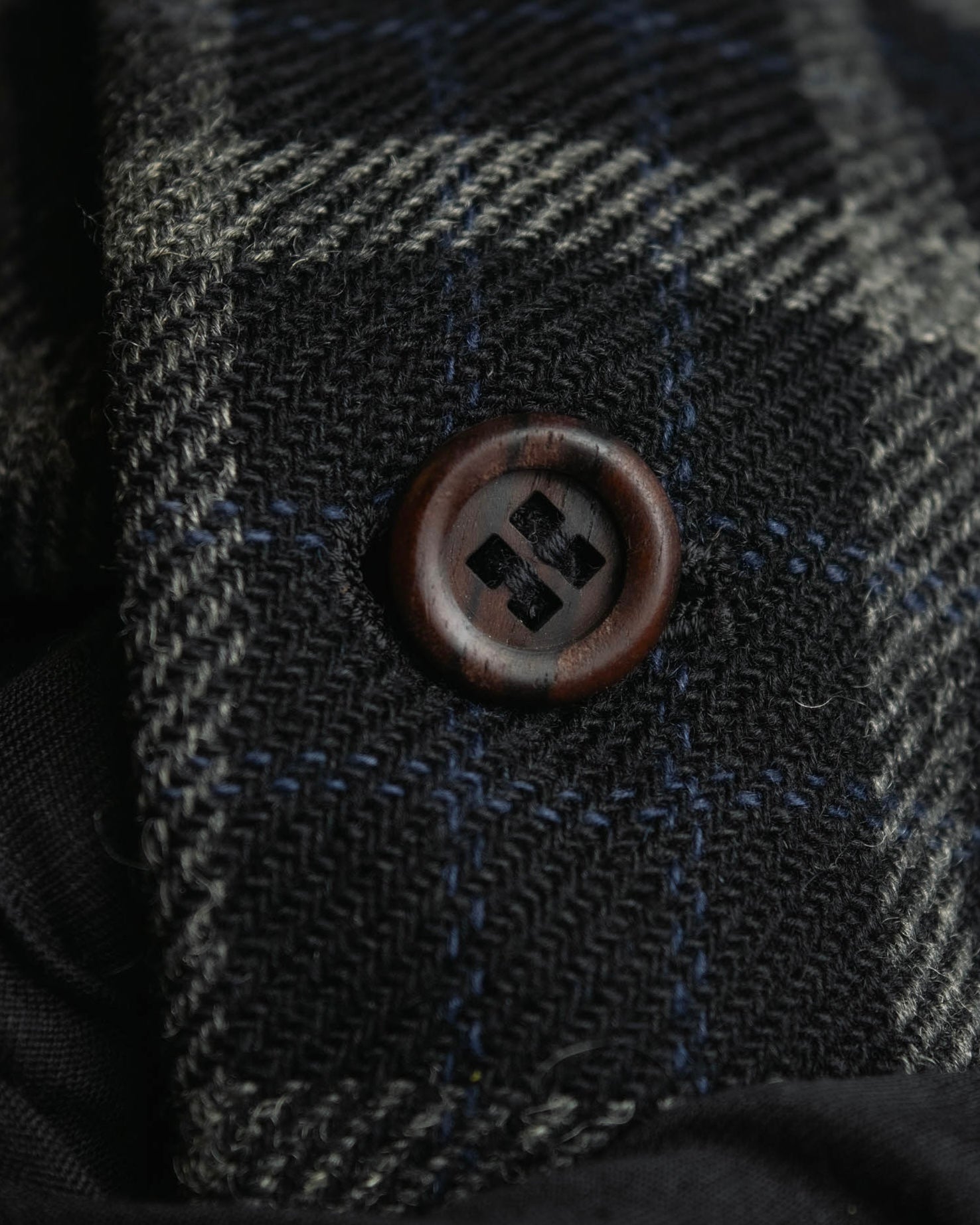 "COMME des GARÇONS HOMME"
90's Oversized wool checked tailored jacke