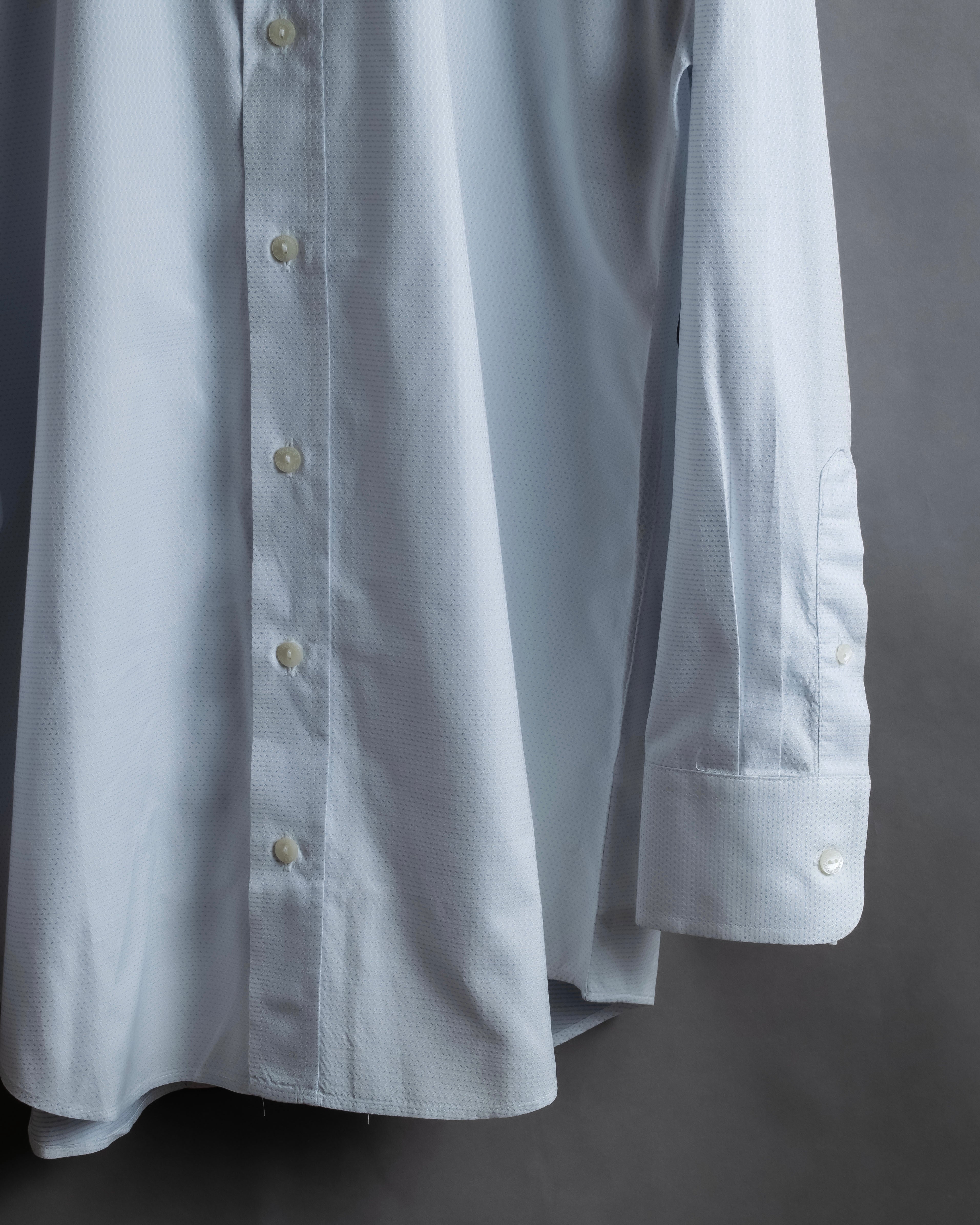 "Dolce & Gabbana" Geometric print slim fit shirt