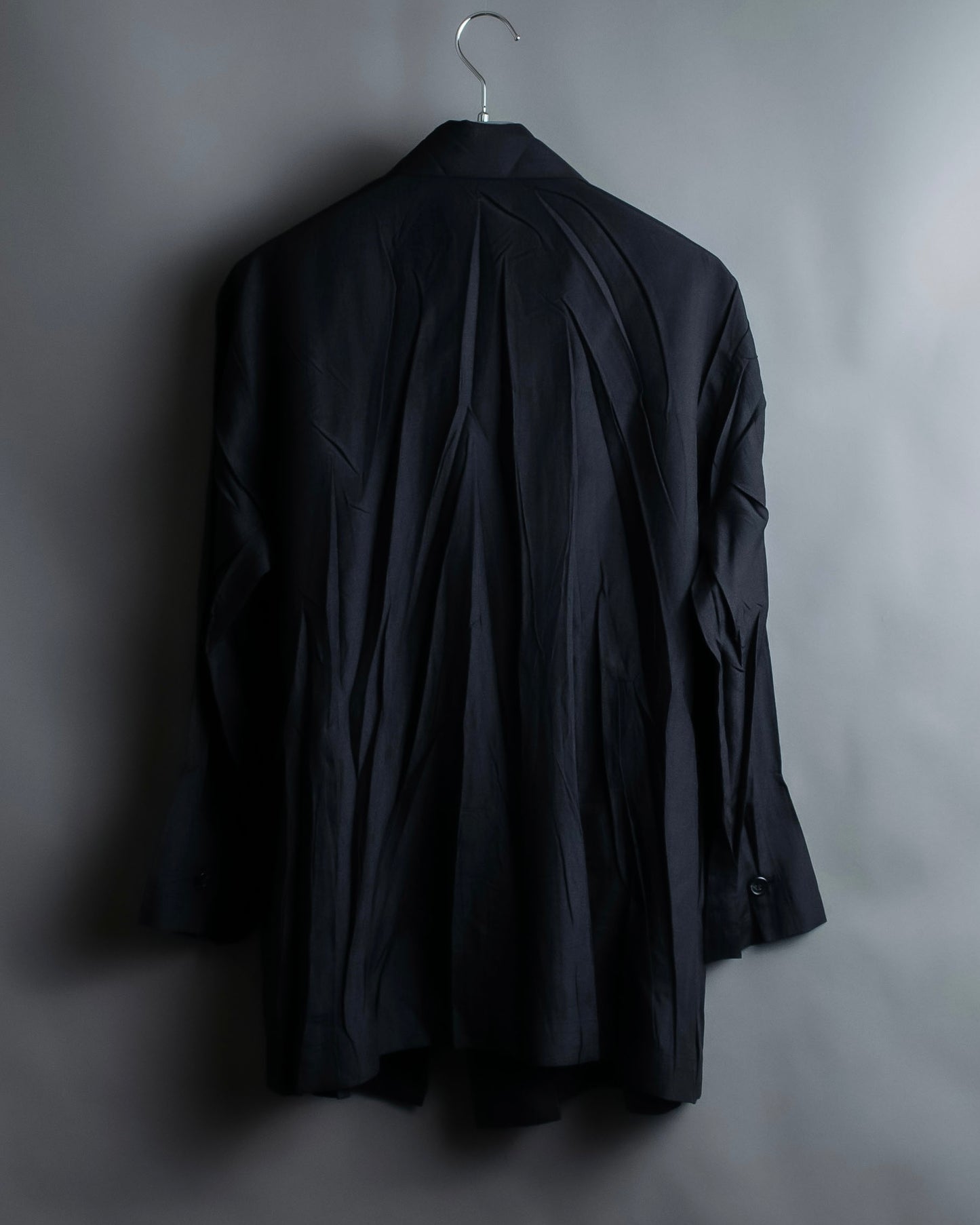 “ISSEY MIYAKE” wrinkle processing oversize tailored jacket