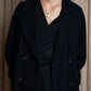 "Weekend Max Mara" Belted design double breasted maxi length wool chester coat