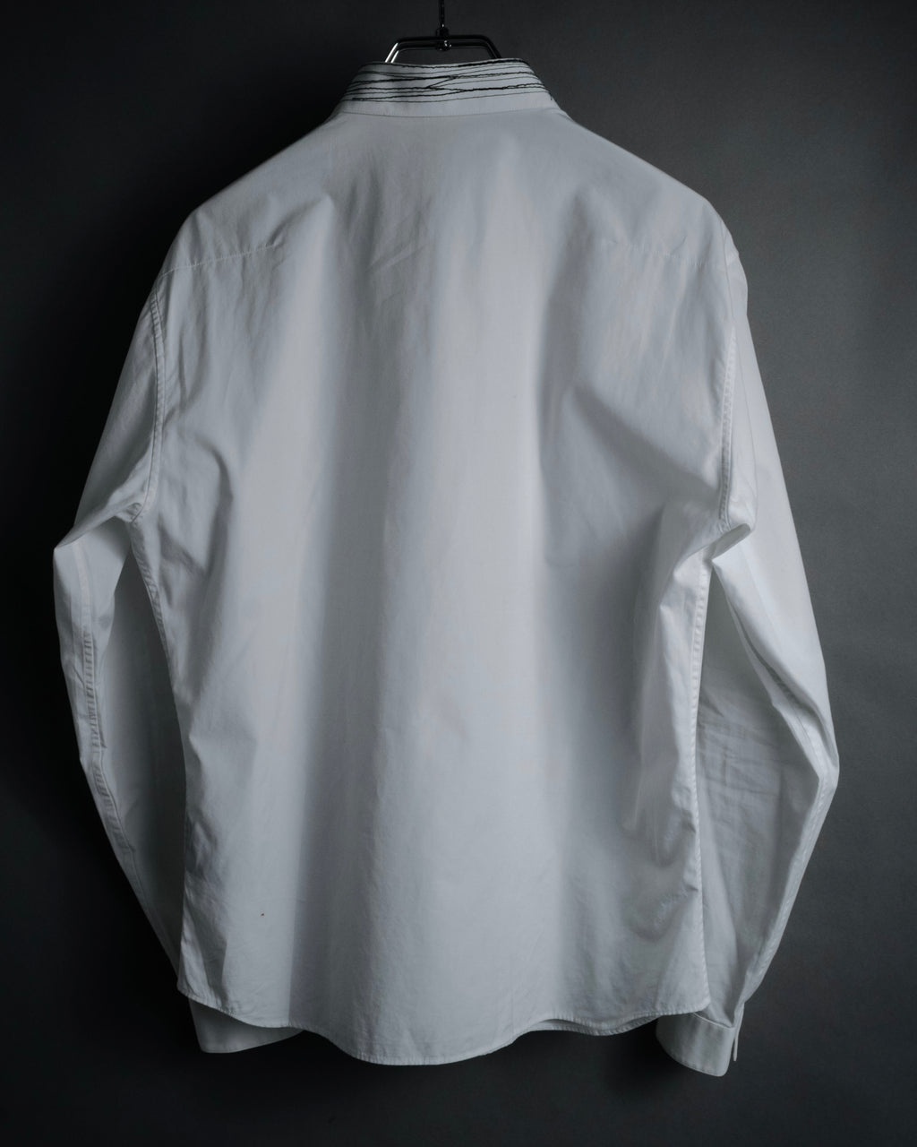 –SPECIAL– "Dior" 2024SS Embroidered grid-collar fly-front shirt