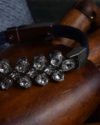 "PRADA" Petal motif crystal bracelet