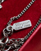 "Salvatore Ferragamo" Gancini pendant silver necklace