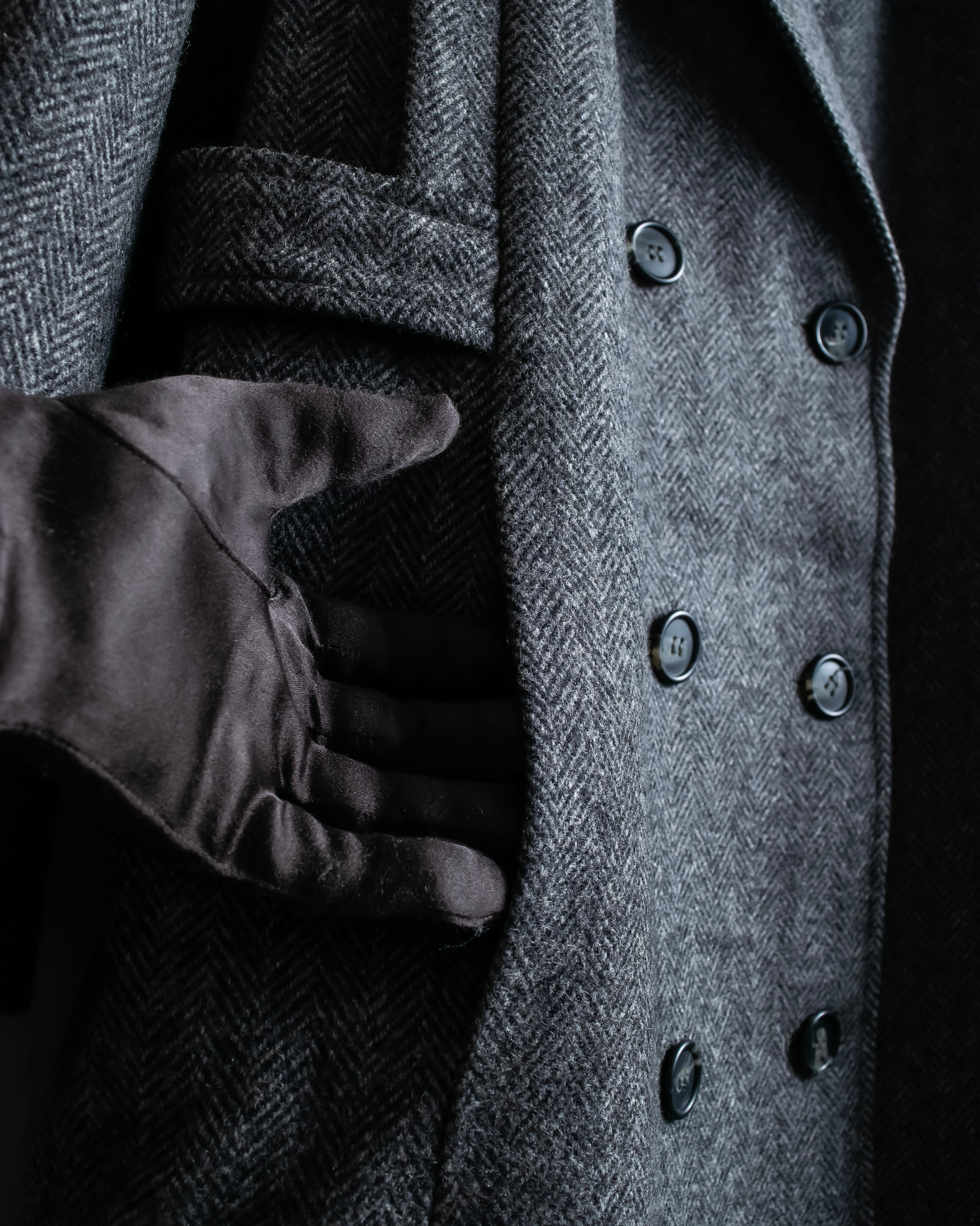 “Judi Rich” Beautiful tweed double breasted coat