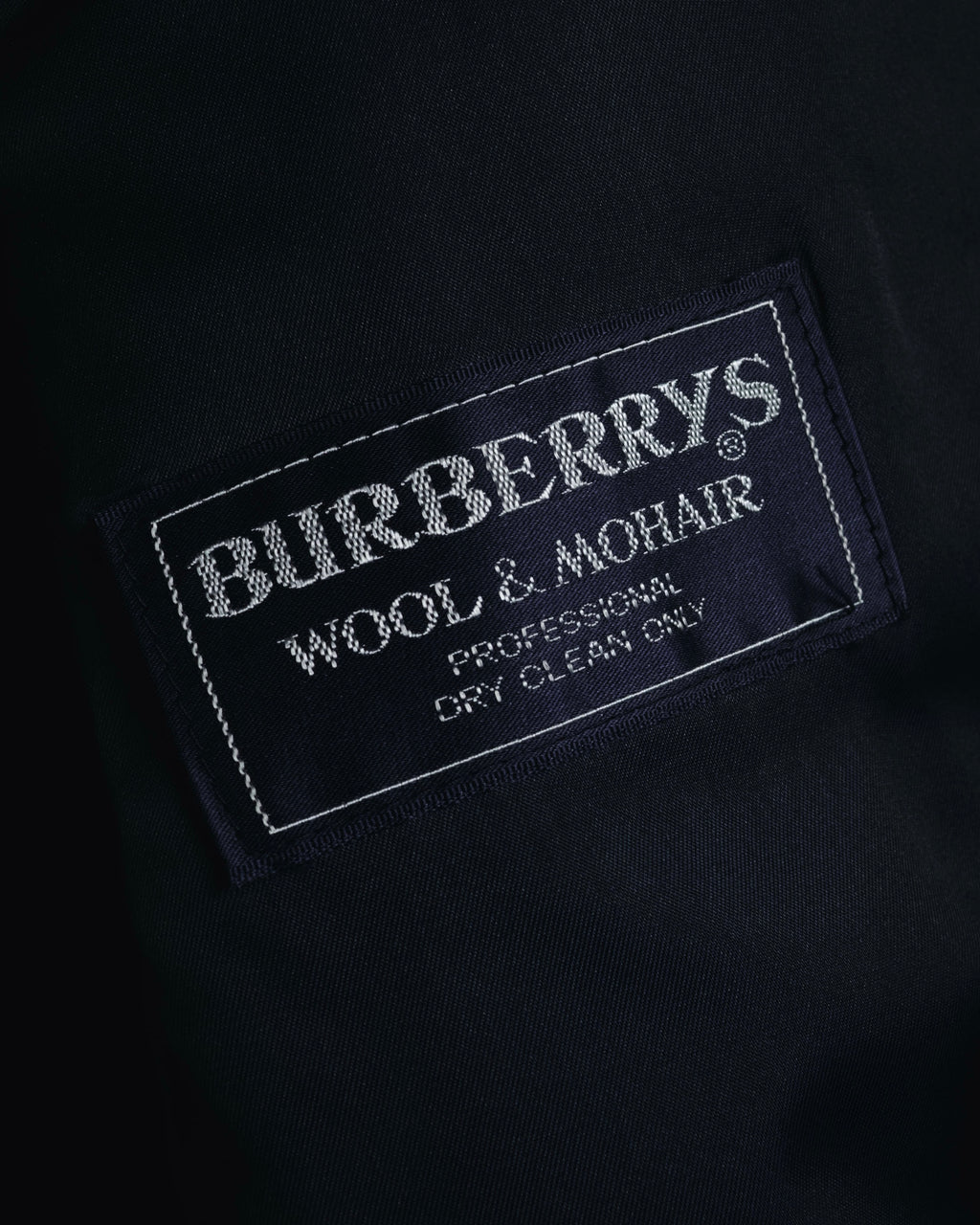 "Burberrys" 90’s Wool mohair tailored two piece suit