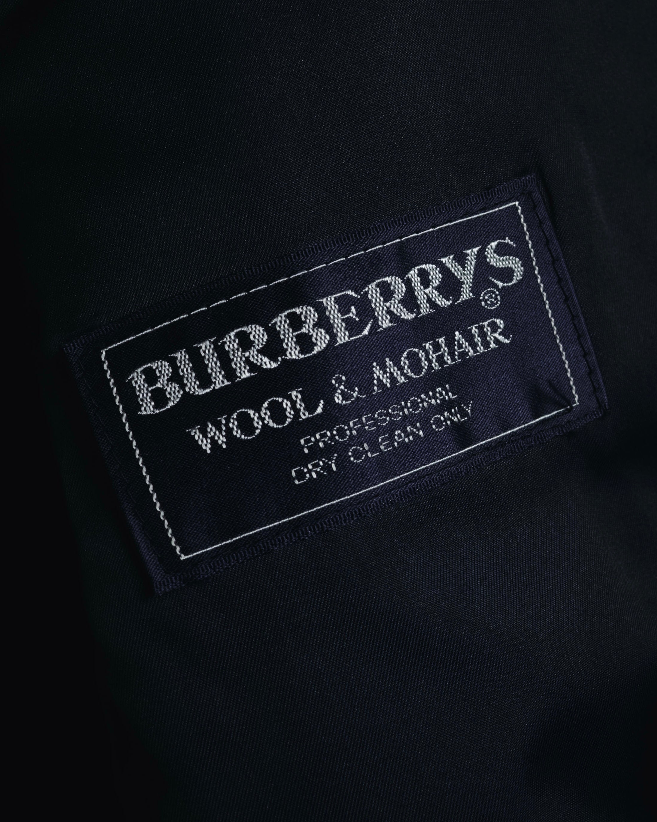 "Burberrys" 90’s Wool mohair tailored two piece suit
