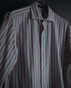 "Christian Dior" 80’s classic striped cotton dress shirt