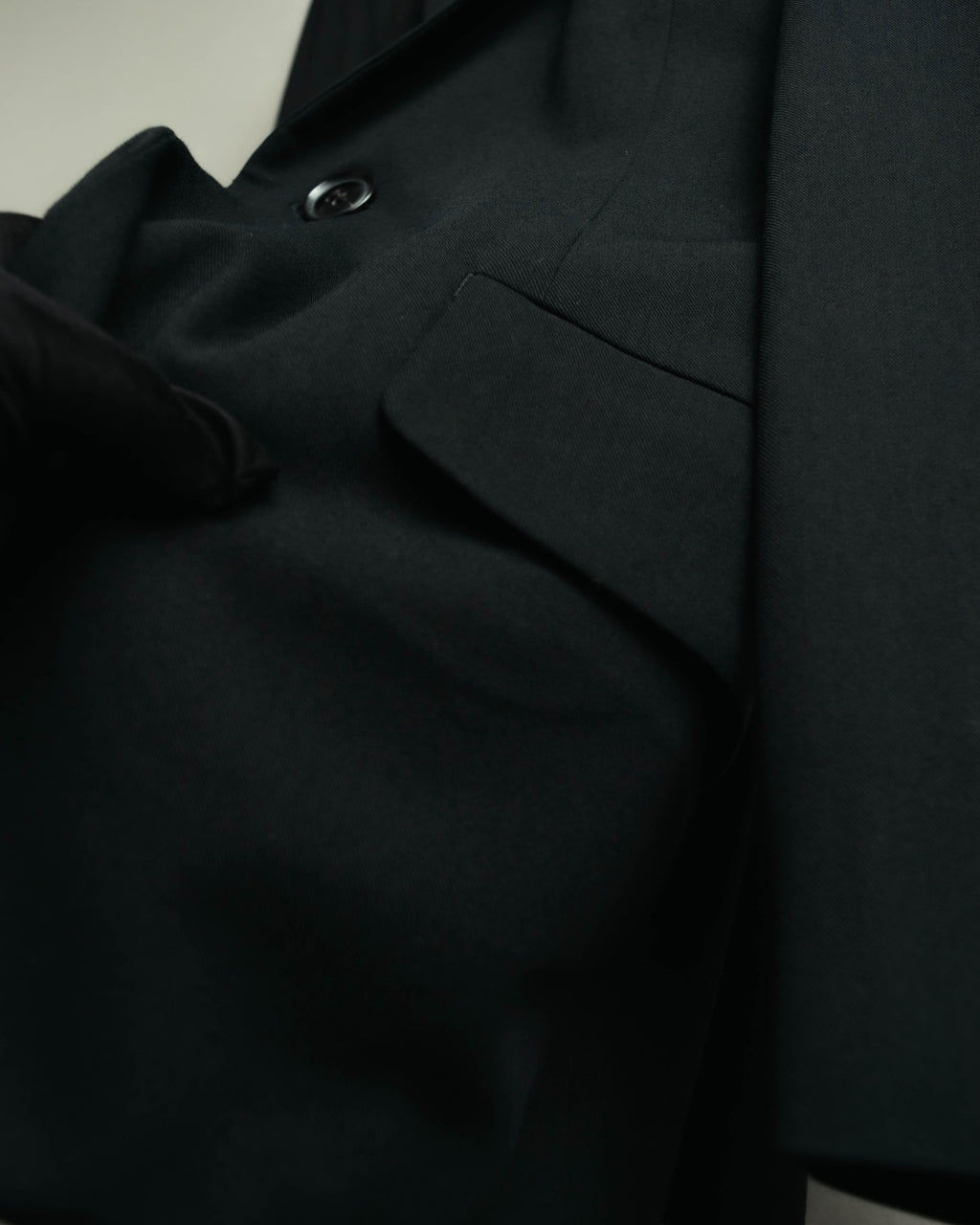 "Y's" 90's-00's Wool rayon single-breasted tailored jacket