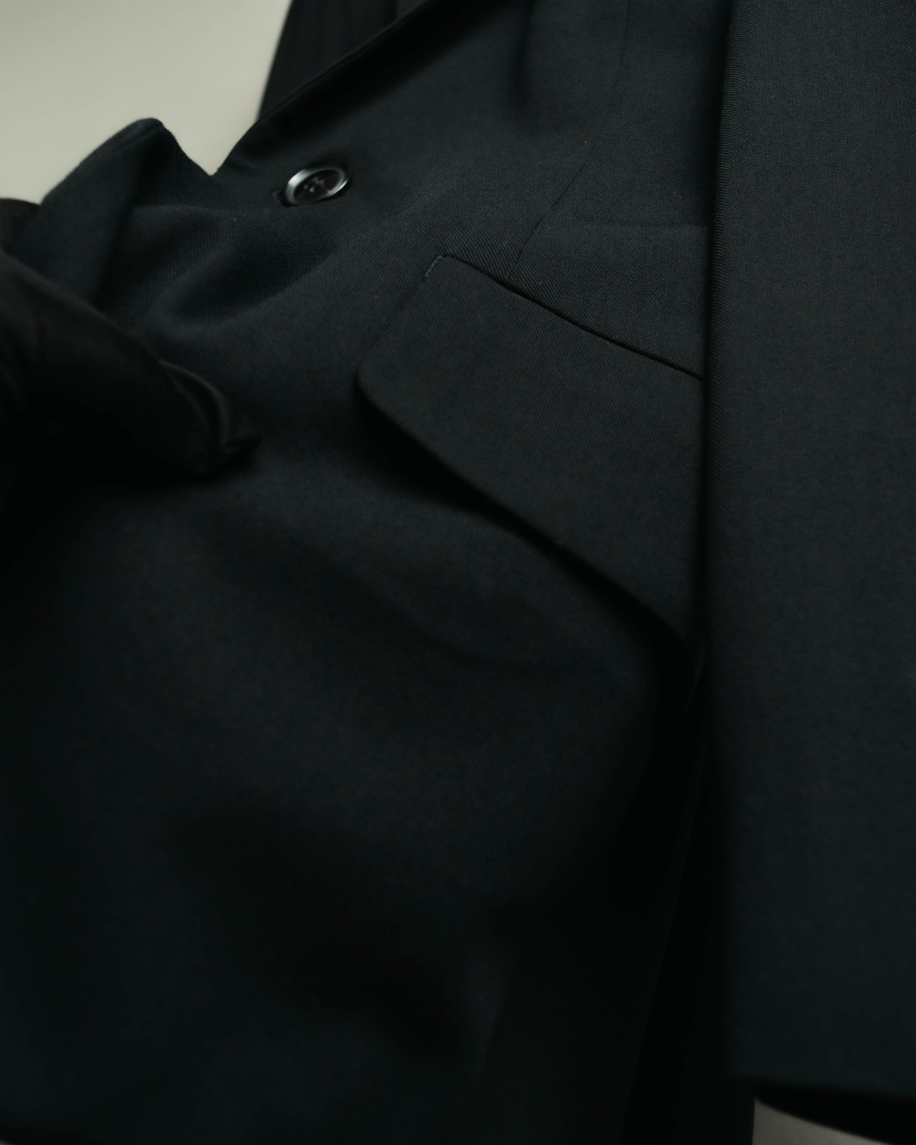 "Y's" 90's-00's Wool rayon single-breasted tailored jacket