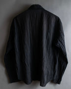 "PLEATS PLEASE ISSEY MIYAKE"
 Irregularly washed shirt jacket