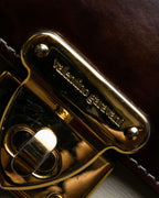 "Valentino Garavani" Square form bicolor 2way leather bag