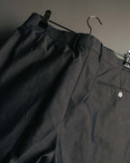 -SPECIAL- “HERMÈS” 1998-00’s Leather trimmed tailored trousers