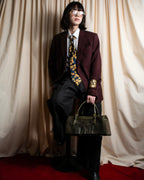 "CHANEL" Jewelry pattern silk necktie