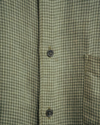 -MOOD Vintage Collections-
90’s Houndstooth linen relaxed shirt