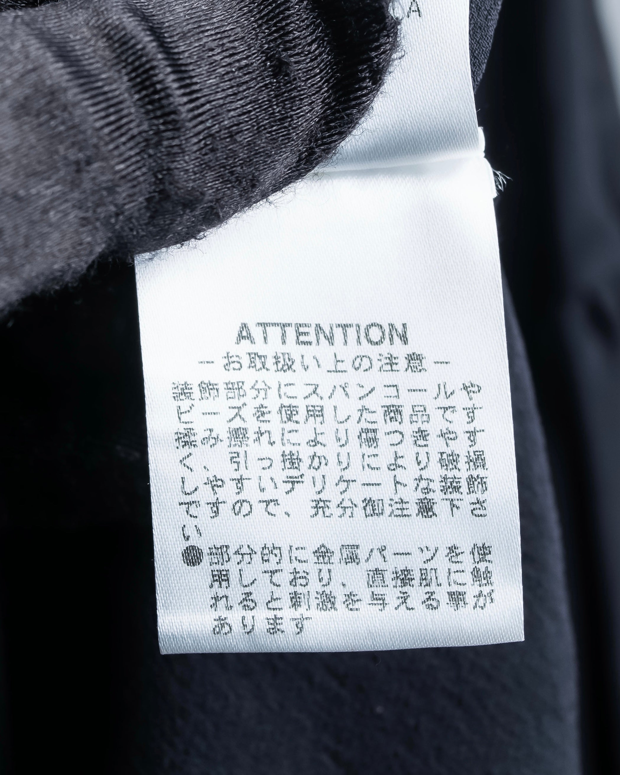 "DRIES VAN NOTTEN" Gather tiered design sheer black dress