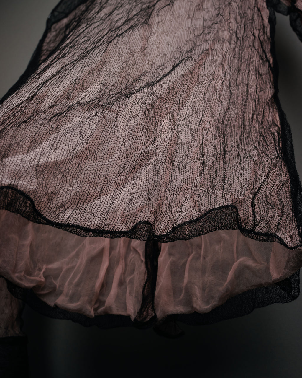 -SPECIAL- “CHANEL” 2014-2019 Sheer lace bow blouse