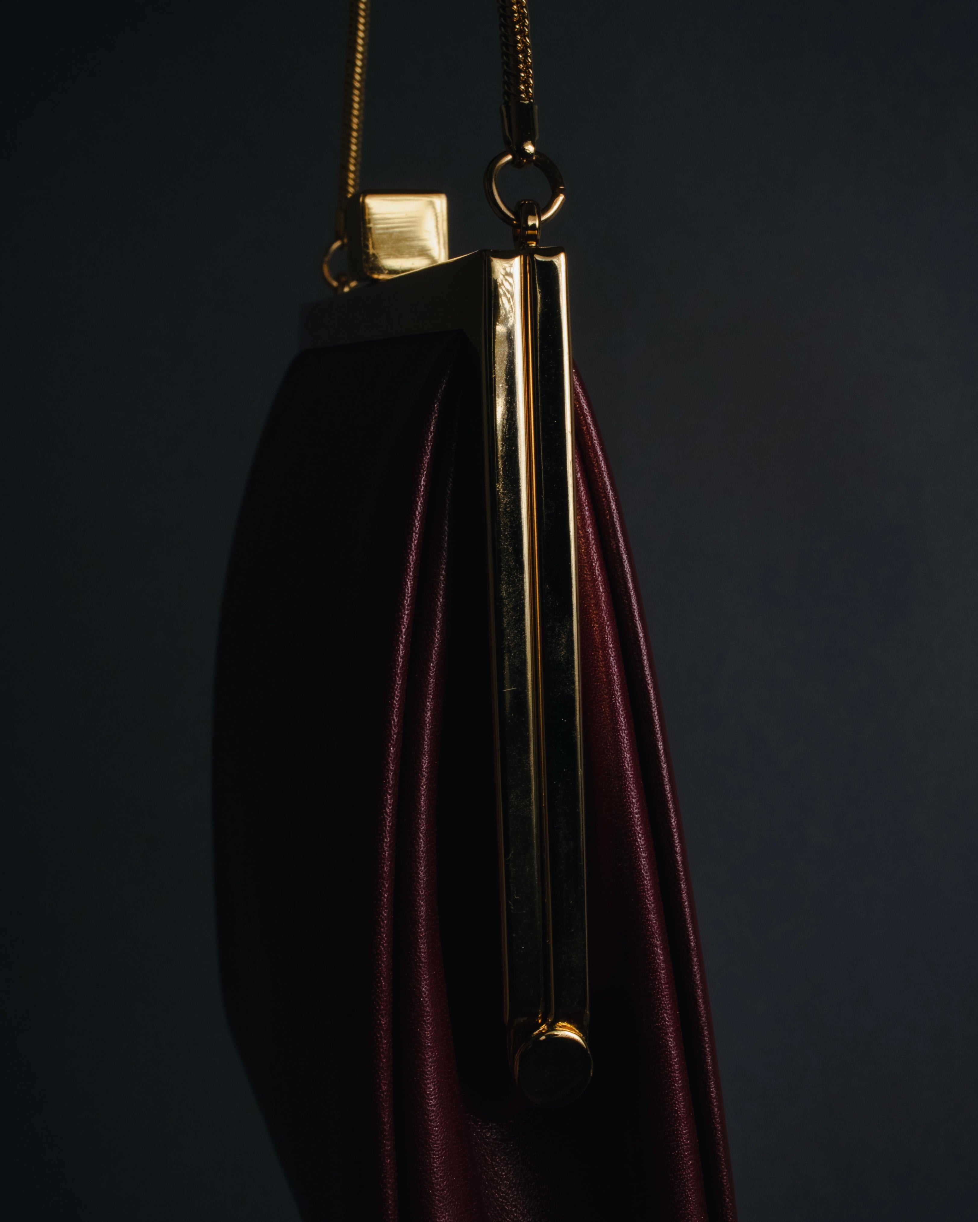 "BURBERRY" 00’s Framed chain formal bag