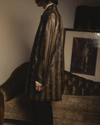 "FENDI" 90's Graphic patterned long coat
