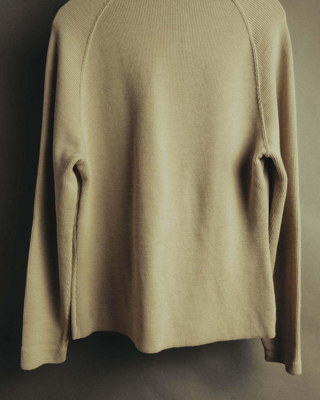 “Salvatore Ferragamo” 90’s-00’s Virgin wool raglan-sleeve cardigan jacket