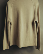 “Salvatore Ferragamo” 90’s-00’s Virgin wool raglan-sleeve cardigan jacket