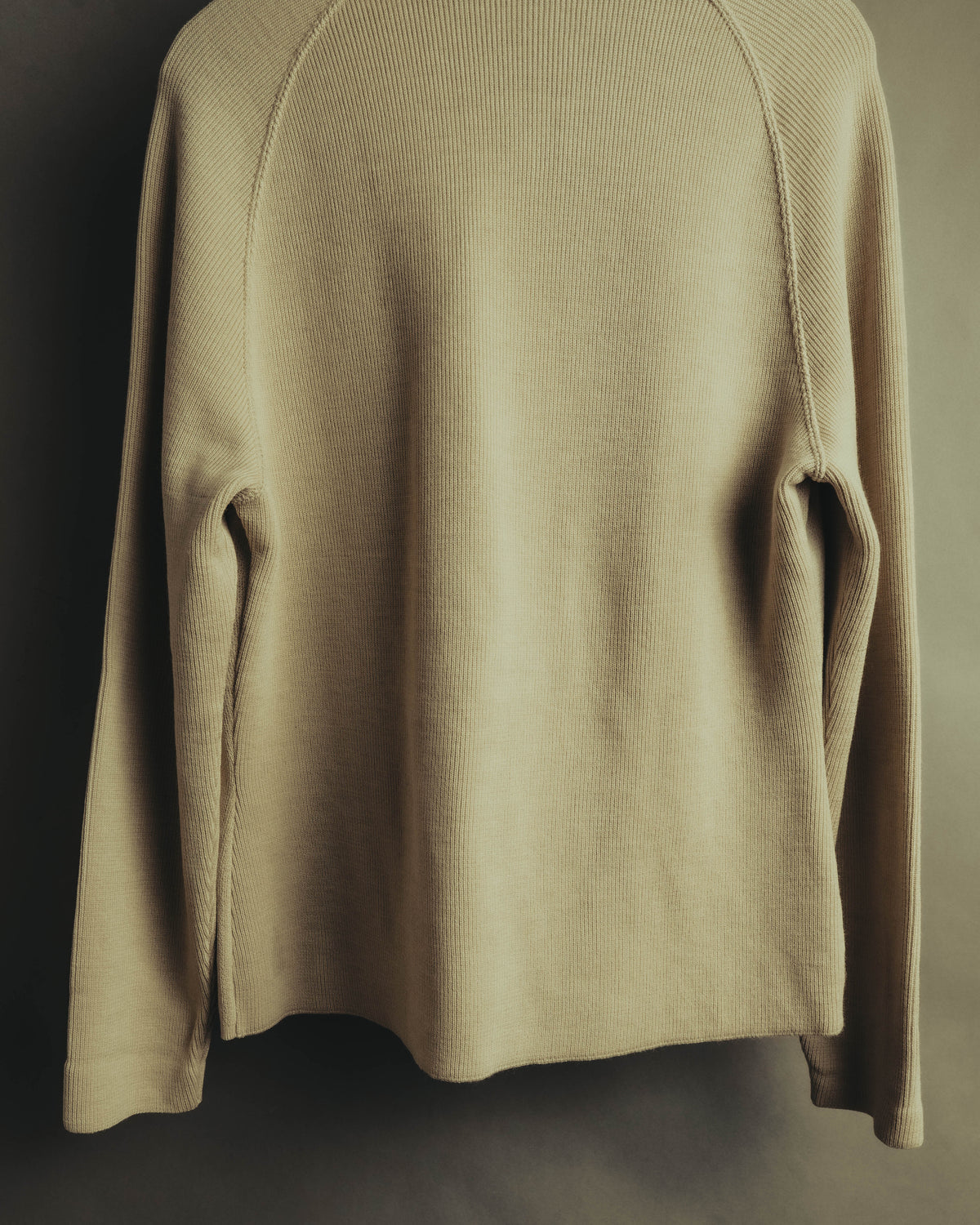 “Salvatore Ferragamo” 90’s-00’s Virgin wool raglan-sleeve cardigan jacket