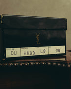 "Yves Saint Laurent" 90's-00's Tassel bit leather loafers