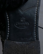 "Church's" Silver stud design wingtip derby shoes