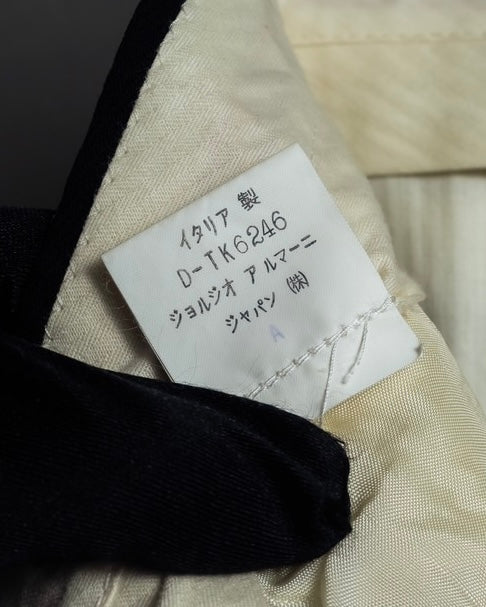 "GIORGIO ARMANI" Classically tailored relaxed set up