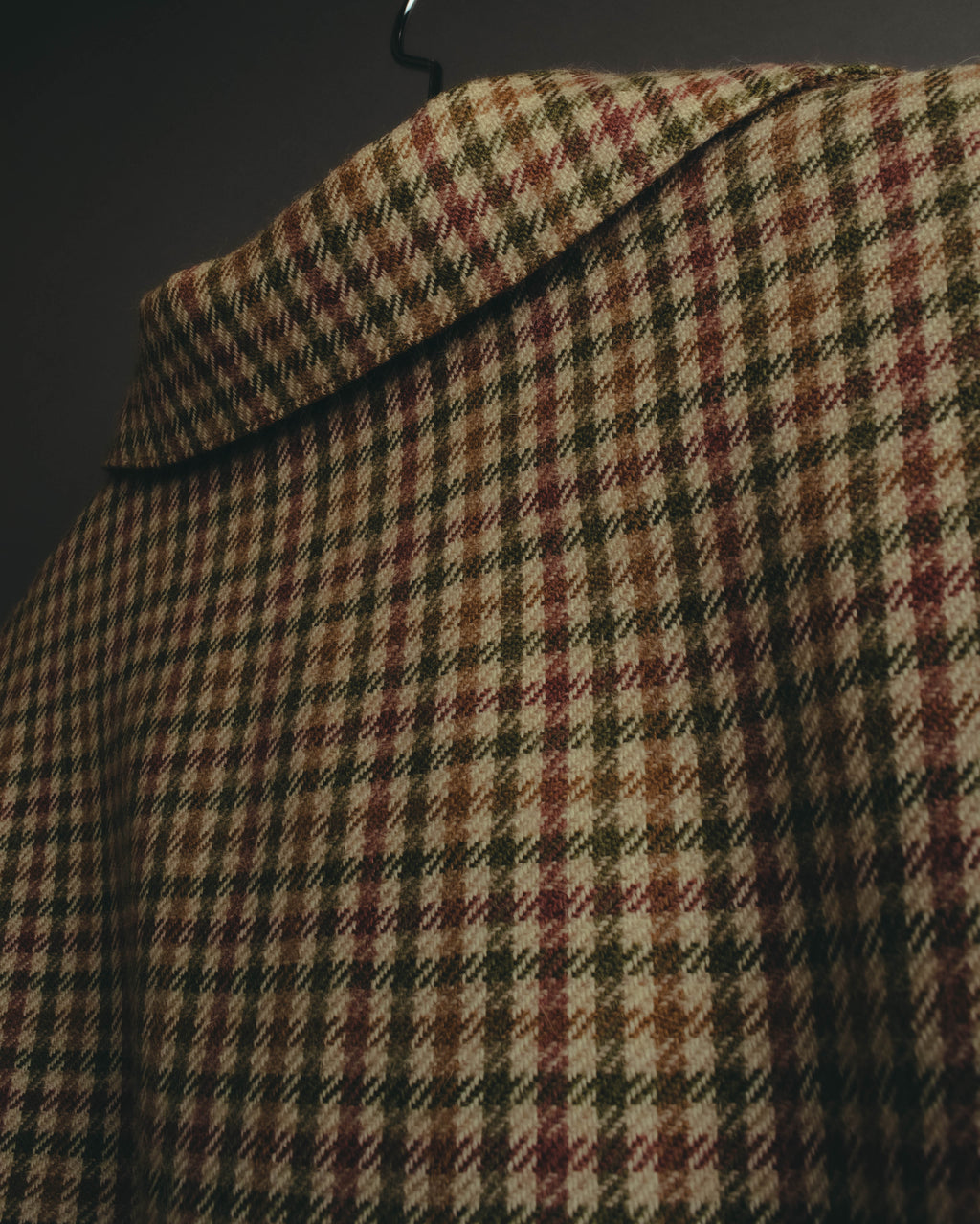 "Christian Dior" 80's-90's Wool check bomber jacket