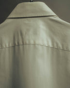 "Yves Saint Laurent" 80's-90's Classic off white dress shirt