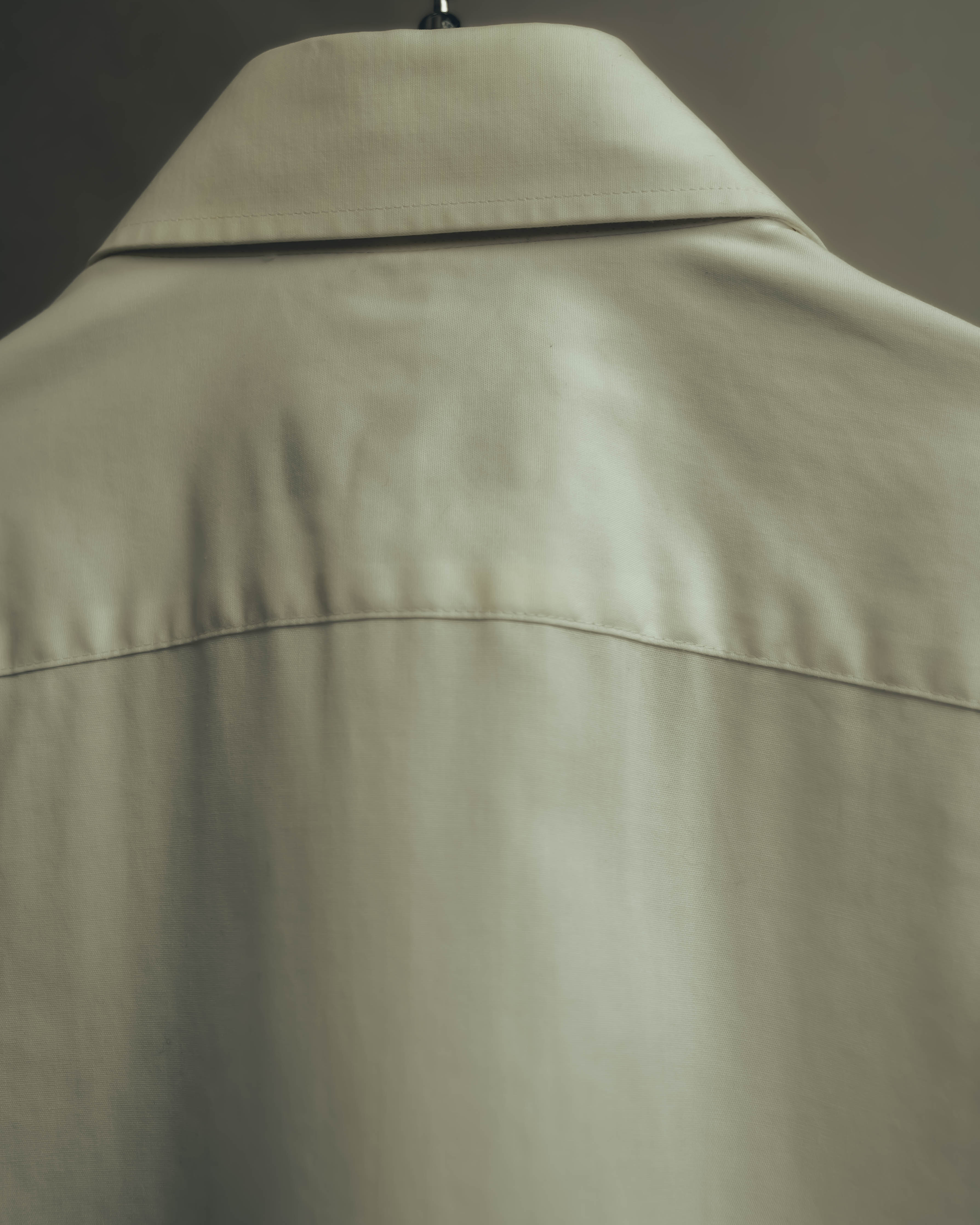 "Yves Saint Laurent" 80's-90's Classic off white dress shirt