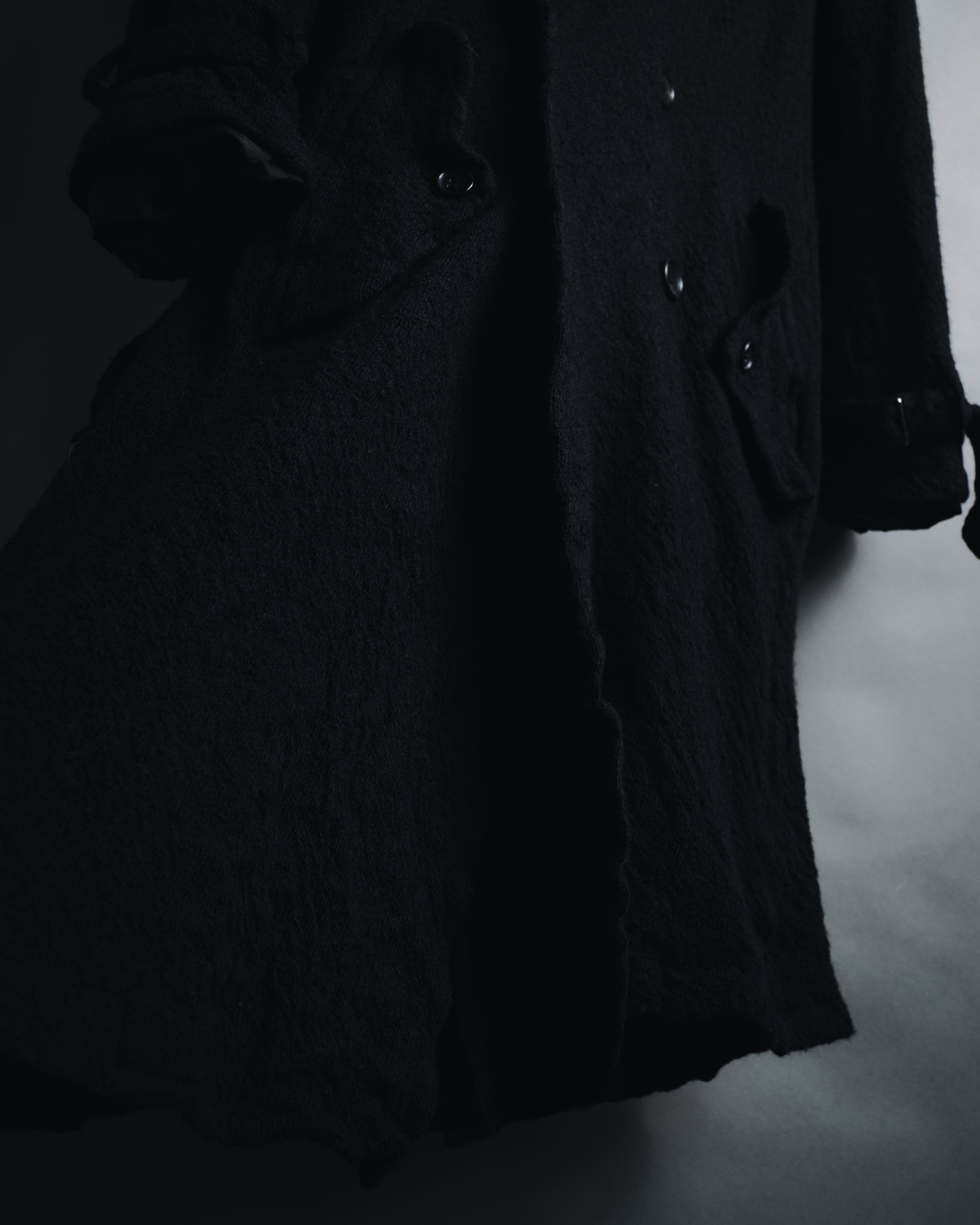 "tricot COMME des GARÇONS" 2007AW shrunk wool trench coat