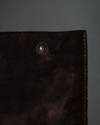 "MIU MIU" Belt strap design embossed leather hand bag