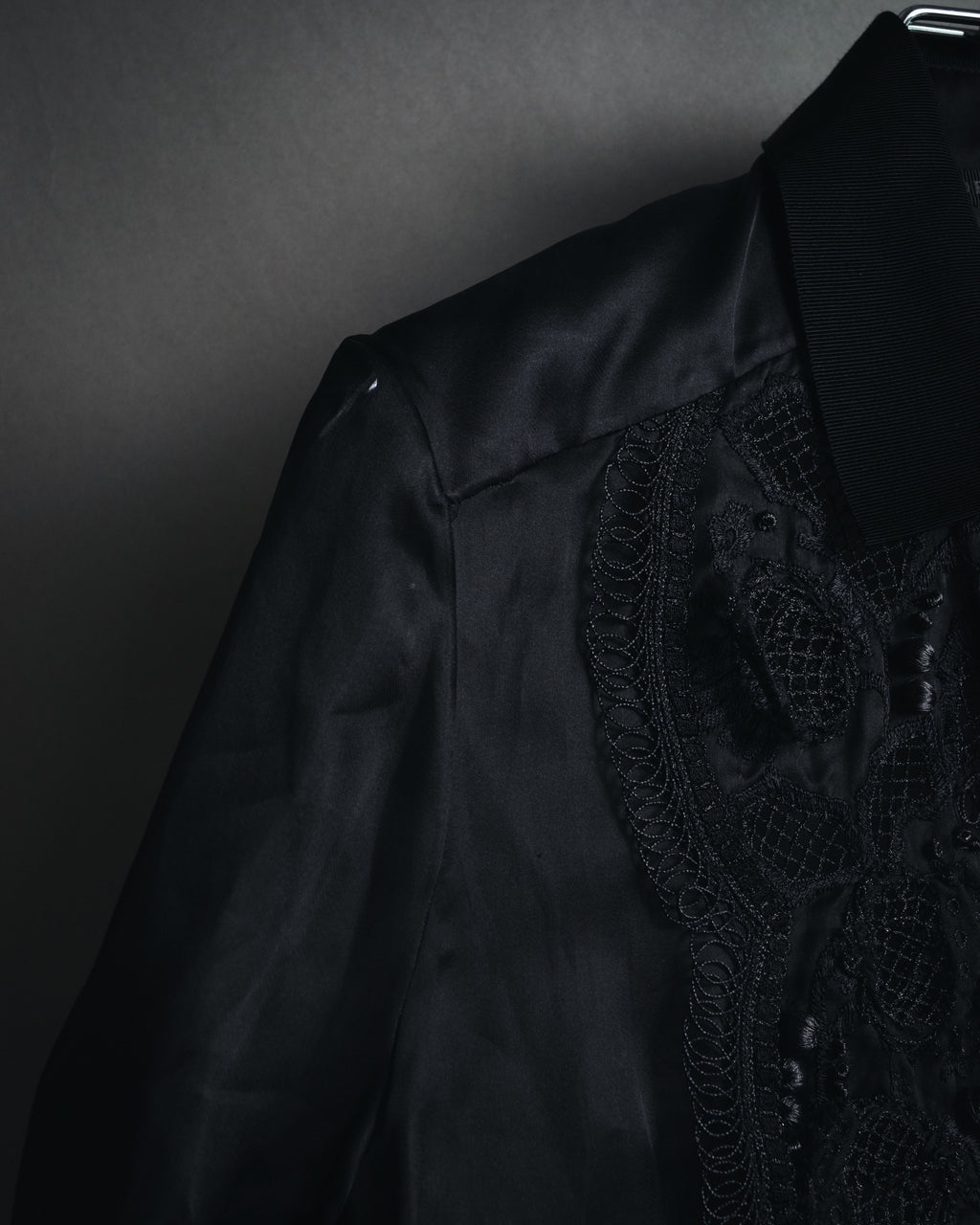 "LOEWE" 2014AW Sheer embroidered shirt