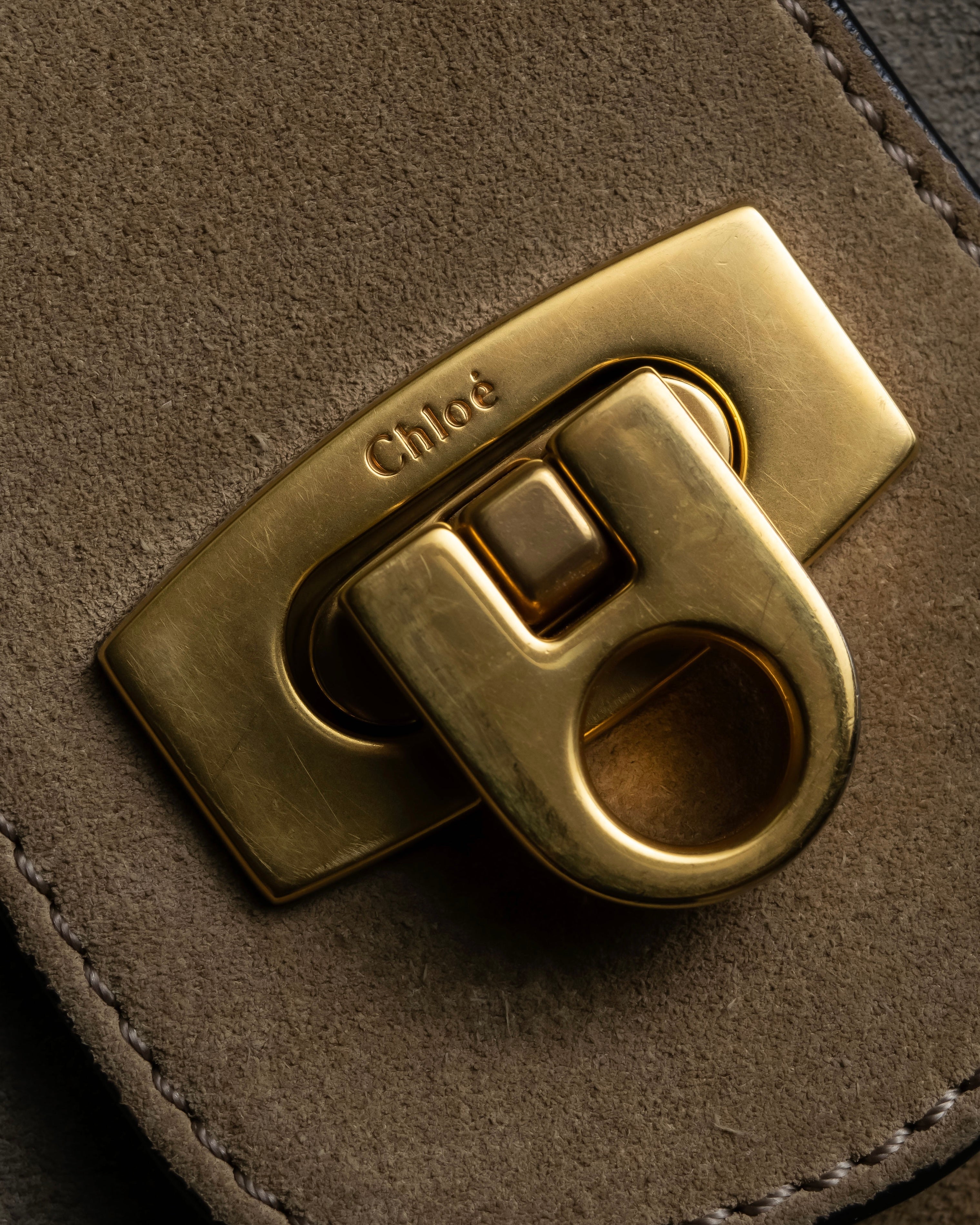 "Chloe" LEXA series 2way leather shoulder bag