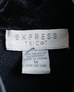 "EXPRESS" Beautiful glossy regular color velour shirt