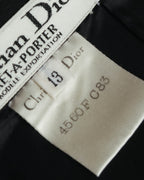 -SPECIAL- “Christian Dior” 80’s silk pleated long skirt