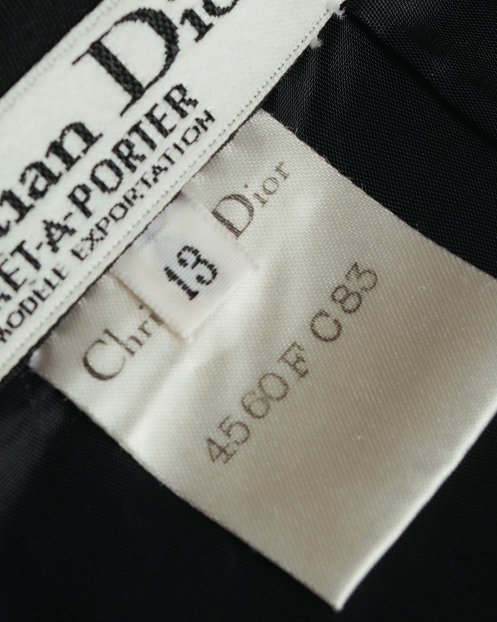 -SPECIAL- “Christian Dior” 80’s silk pleated long skirt
