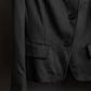 "Max Mara" Diagonal front button design stand collar jacket